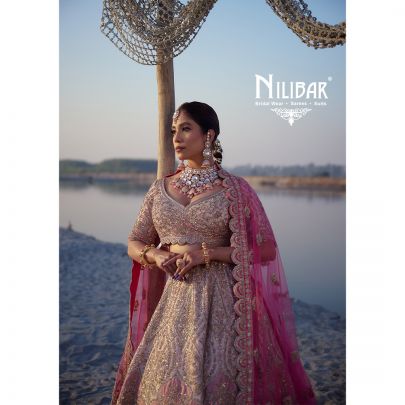 Baby Pink Net Lehenga