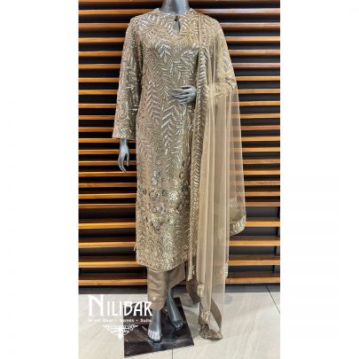 Tortilla Brown Pant Suit