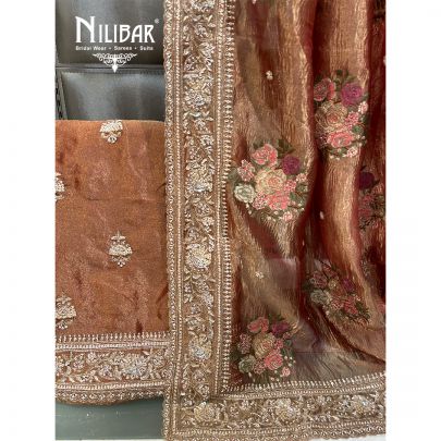 Rust Color Unstitched Suit
