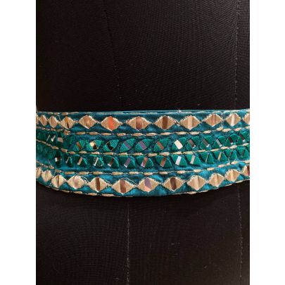 Peacock Silk Belt
