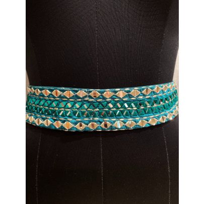 Peacock Silk Belt