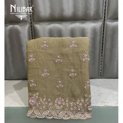 Light Mehandi Green Unstitched Suit