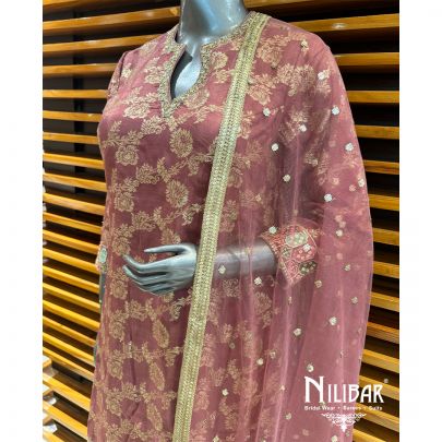 Pink Silk Pant Suit