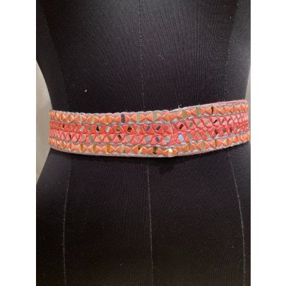 Pink Silk Belt