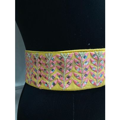 Yellow Silk Belt