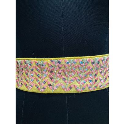 Yellow Silk Belt