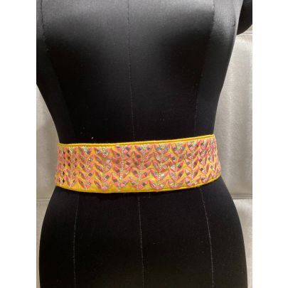 Yellow Silk Belt