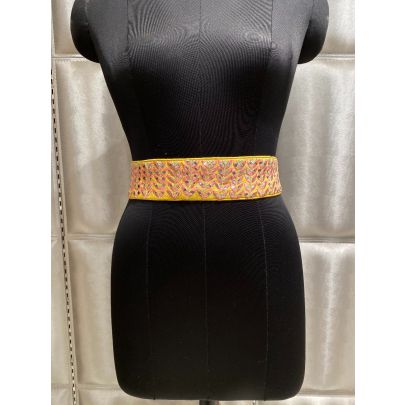 Yellow Silk Belt