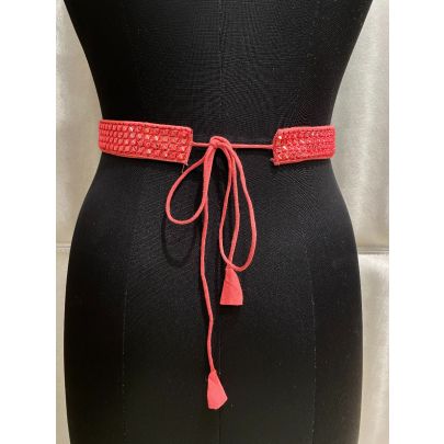 Carrot Silk Belt