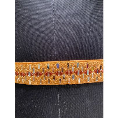 Tan Silk Belt