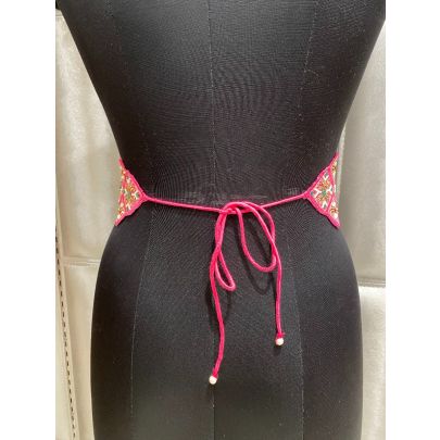 Pink Silk Belt