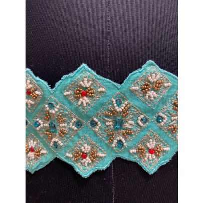 Sea Green Silk Belt