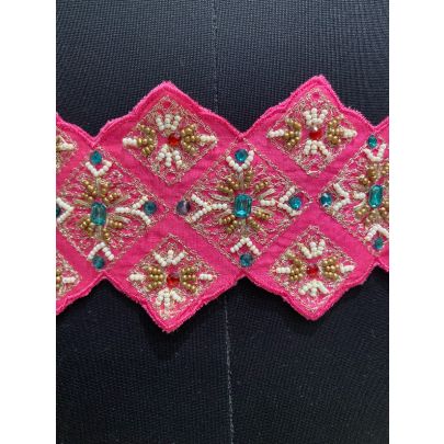 Pink Silk Belt