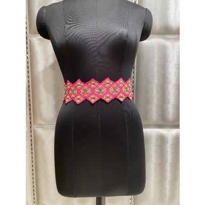 Pink Silk Belt