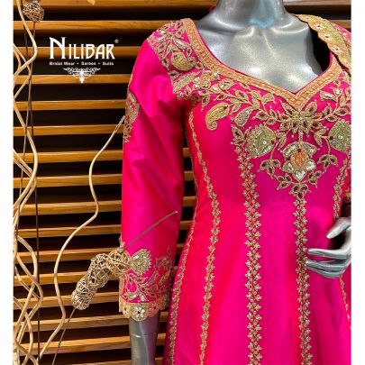 Rani Pink Anarkali Suit