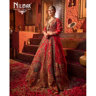 Red Silk Bridal Lehenga