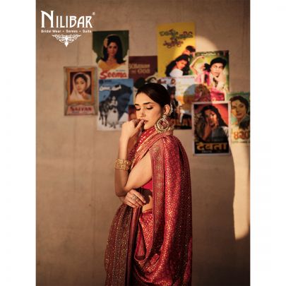 Rani Pink Georgette Saree