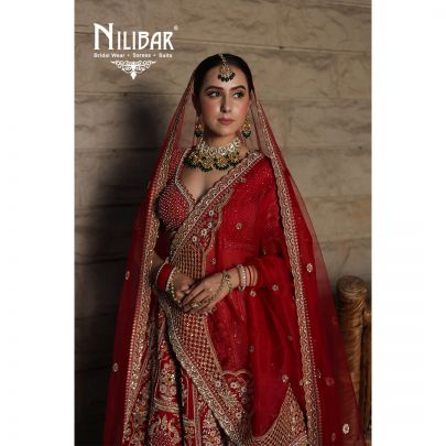 Red Silk Bridal Lehenga