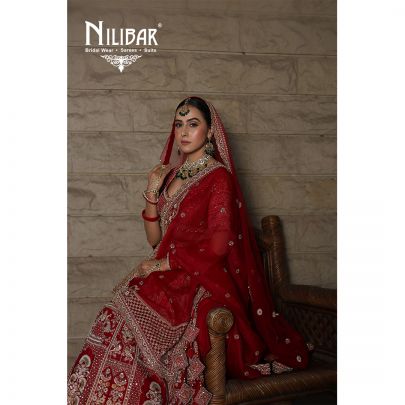 Red Silk Bridal Lehenga