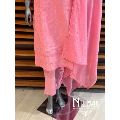 Pink Cotton Pant Suit
