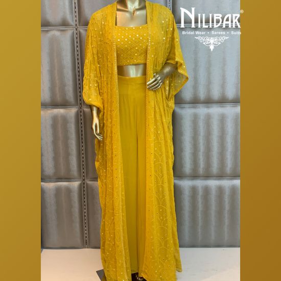 sharara suit with jacket