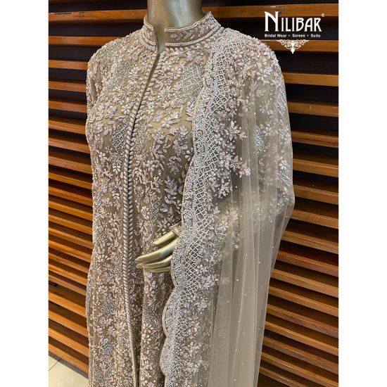 Tortilla Brown Net Palazzo Suit