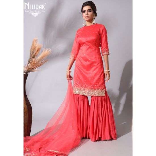 Sonal Chauhan Maisha 5202 Premium Dark pink Gajari Colors At Wholesale  PriceBySuit House
