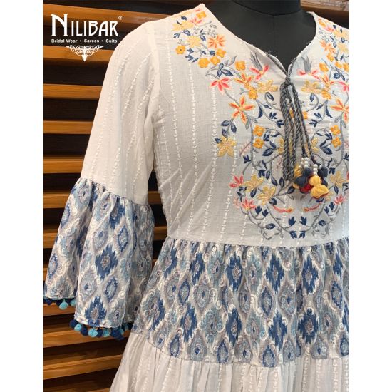 Frock style cotton kurti store