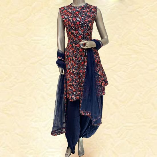 dhoti peplum dress