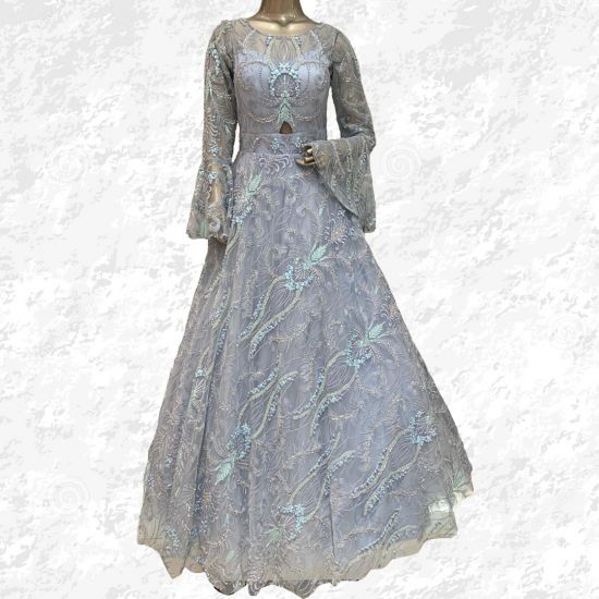 coral formal gown