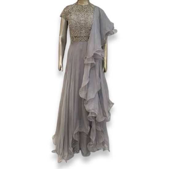 Grey organza dress Clearance
